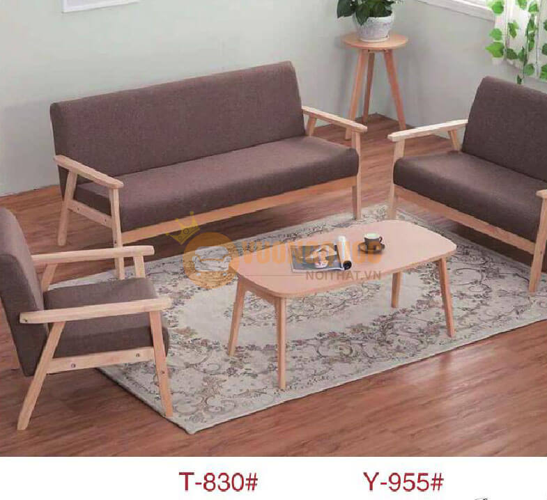 Bộ bàn ghế sofa đẹp tinh tế HOY T830-1